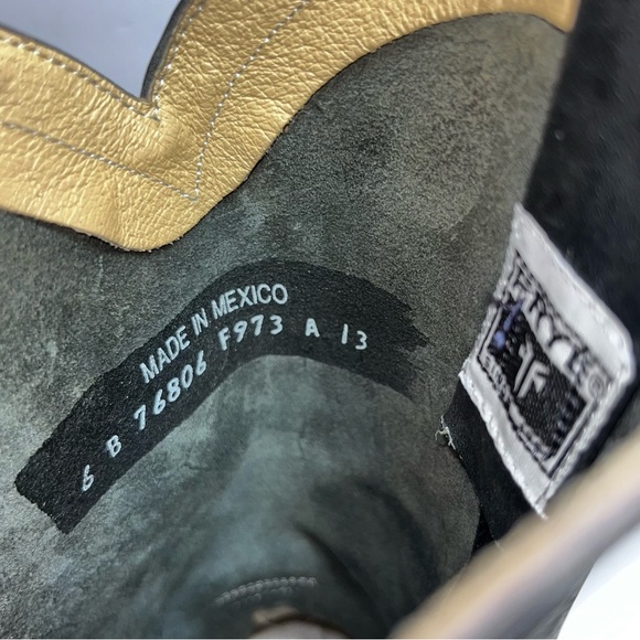 Frye Boots size 6B made in Mexico 76806 black - Picture 7 of 8